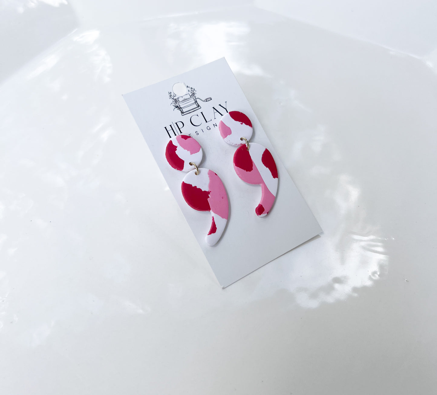 Multi-colored Semi Colon Dangle