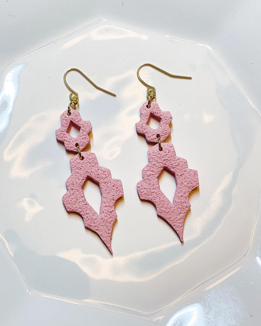 Pink Stone Dangle