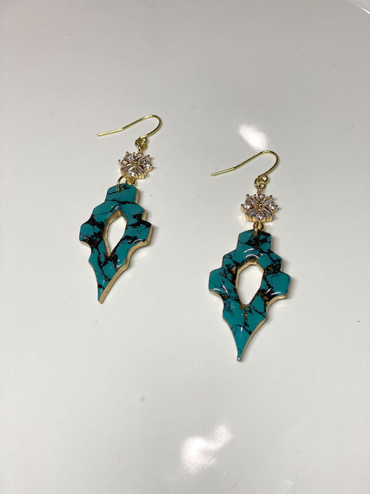 Turquoise Stone Dangle